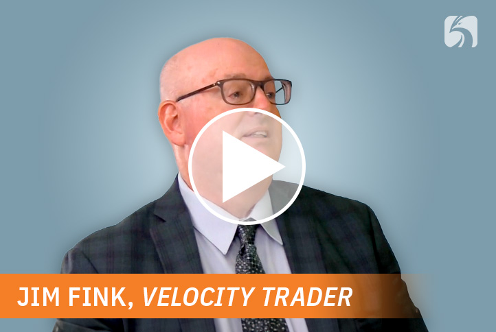Video still of Jim Fink, with a 'Play' icon overlayed, indicating you should click to play the video