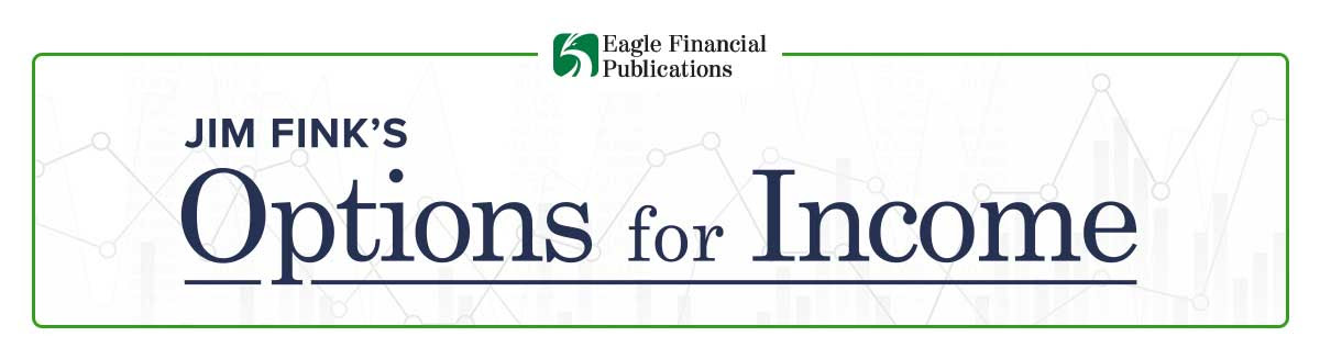 Header: Jim Fink's Options for Income